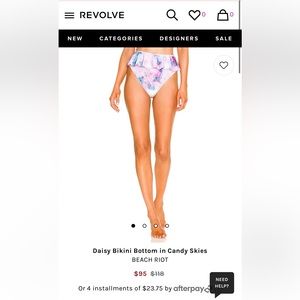 Beach Riot Bikini Size Small